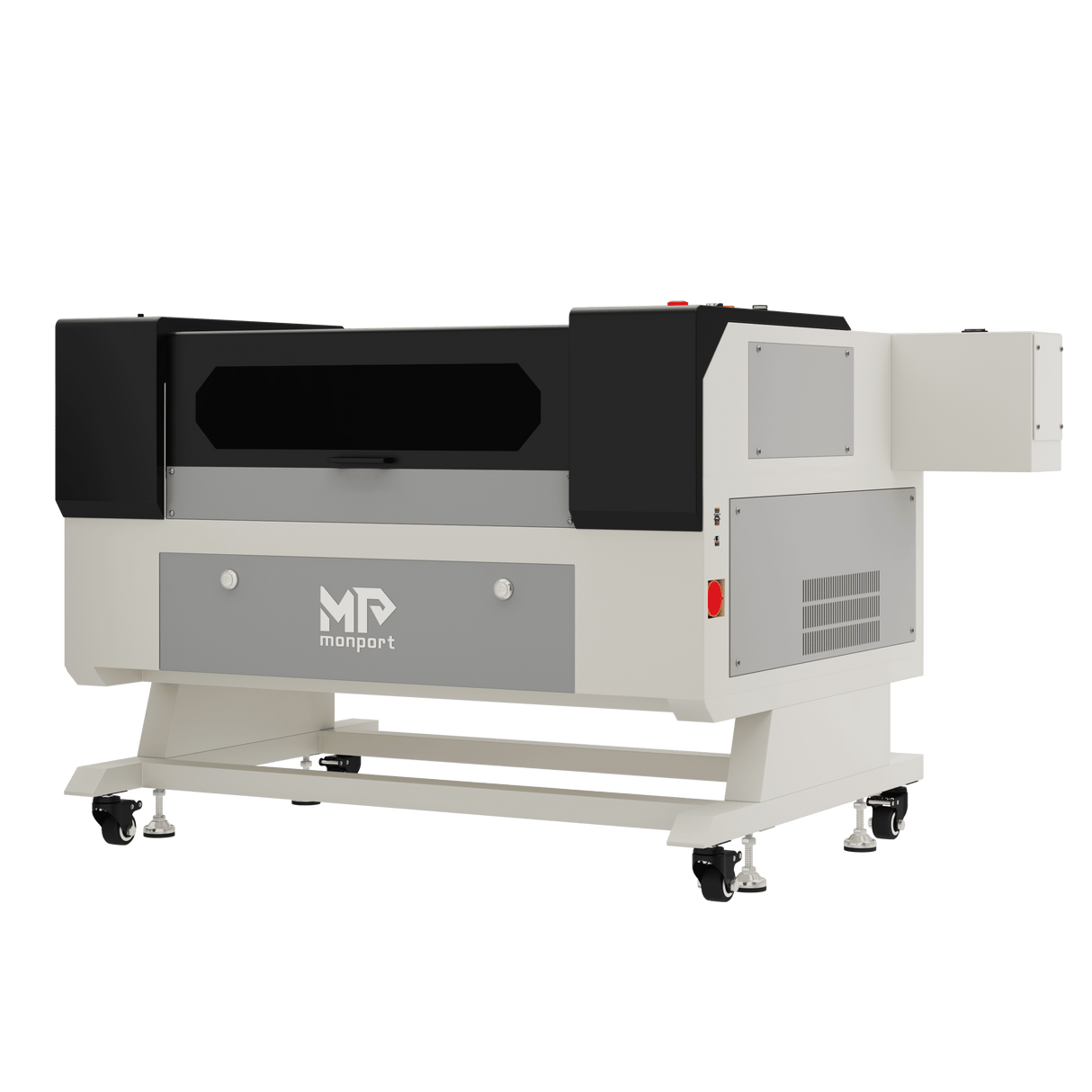 Monport 90W CO2 Laser Graviermaschine & Cutter (500x700mm) mit Autofokus und Halterung