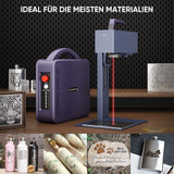 Monport 20W tragbarer Mini-Faser-Lasergravierer für farbige Metallbeschriftung