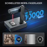 Monport GA Verbesserte 60W Integrierte MOPA Faserlasergravierer & Markiermaschinen mit Autofokus