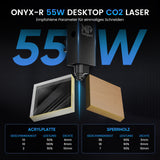 MONPORT ONYX 55W (460mm*290mm) Multifunktionale Desktop Laser Graviermaschine