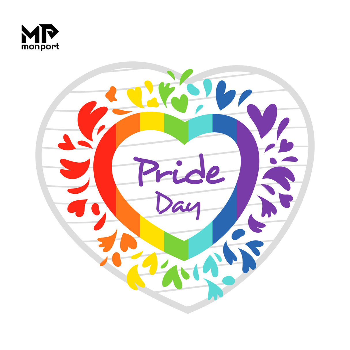 Umarme die Gleichheit: Laser-gravierte Pride Day Hommage