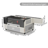 Monport 100W CO2 Laser Graviermaschine & Cutter (500x700mm) mit Autofokus - MonPortlaser.de