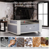 Monport 130W CO2 Eingebaut Wasserkühlsystem Laser Graviermaschine & Cutter mit (1300 x 900mm) Gravurfläche - MonPortlaser.de