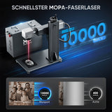 Monport 60W (175 x 175 mm) GPro MOPA Faserlaser Gravier & Markiermaschine mit manuellem Fokus - MonPortlaser.de