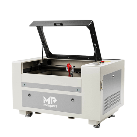 Monport 60W CO2 Laser Graviermaschine & Cutter (600 x 400mm) Gravurfläche mit Autofokus - MonPortlaser.de