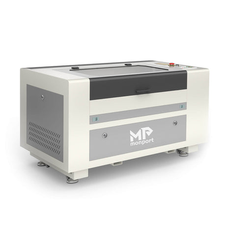 Monport 60W CO2 Laser Graviermaschine & Cutter (600 x 400mm) Gravurfläche mit Autofokus - MonPortlaser.de