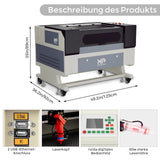 Monport 60W CO2 Laser Graviermaschine & Cutter (700 x 500mm) Gravurfläche mit Autofokus - MonPortlaser.de