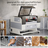 Monport 60W CO2 Laser Graviermaschine & Cutter (700 x 500mm) Gravurfläche mit Autofokus - MonPortlaser.de