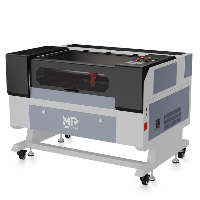 Monport 60W CO2 Laser Graviermaschine & Cutter (700 x 500mm) Gravurfläche mit Autofokus - MonPortlaser.de