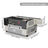 Monport 80W CO2 Laser Graviermaschine & Cutter (500x700mm) mit Autofokus - MonPortlaser.de