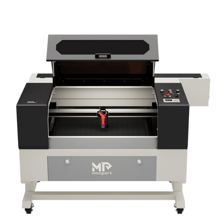 Monport 90W CO2 Laser Graviermaschine & Cutter (500x700mm) mit Autofokus und Halterung - MonPortlaser.de